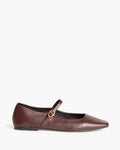 Ballerina Mary Jane Bordeaux in Similpelle – Pointure