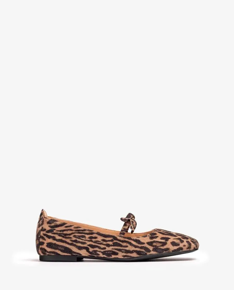 Ballerina a Punta Quadrata Leopardata – Pointure