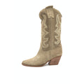 Stivale Texano in Camoscio Sabbia – Pointure