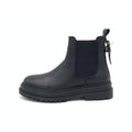 Stivaletto Chelsea in Pelle Nera con Suola Chunky – Pointure