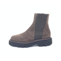 Stivaletto con Plateau in Camoscio Marrone – Pointure